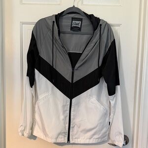 Giant Men's Black and Gray Windbreaker